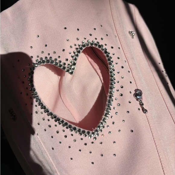 handmade sabrina carpenter pink heart corset - Picture 2 of 7